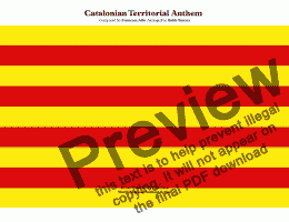 page one of Catalonian National Anthem for Brass Quintet (MFAO World National Anthem Series)