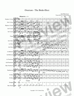 page one of Overture - The Bride-Elect