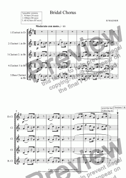 page one of Bridal Chorus