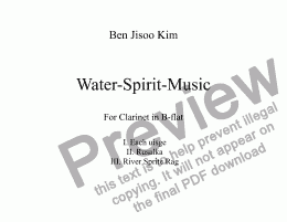 page one of Water-Spirit-Music