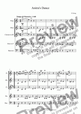 page one of Peer Gynt Suite no 1 Op.46: 3.Anitra’s Dance (Anitra’s Tanz,La danse d’Anitra)