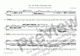 page one of Nr.: 15b  E Dur Triossonate 2 Satz