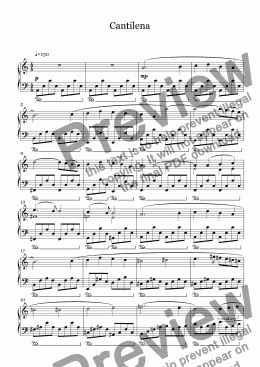 page one of Cantilena