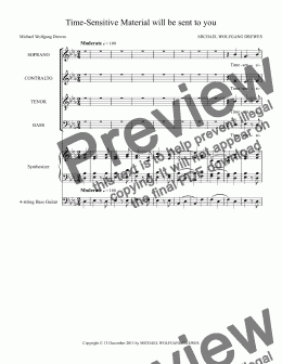 page one of Time-Sensitive Material will be sent to you (SATB)