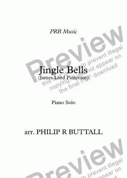 page one of Jingle Bells (Piano Solo)