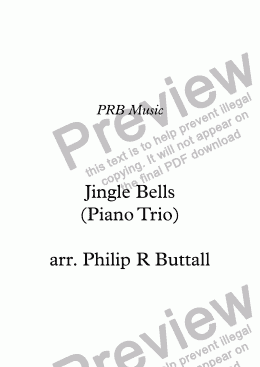 page one of Jingle Bells (Piano Trio)