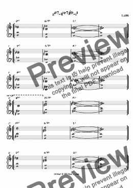 page one of ii7-V+7(#9)-i Voicing Sheet