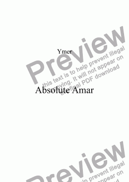 page one of Absolute Amar