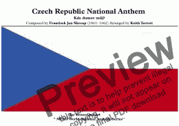 page one of Czech Republic National Anthem for Brass Quintet (MFAO World National Anthem Series)