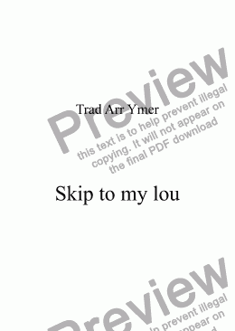 page one of Skip to my lou