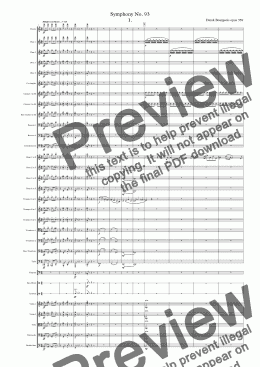 page one of Symphony No 93 1st movt