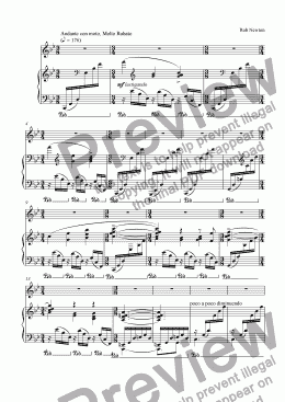 page one of Serenade for Anne