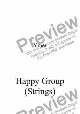 page one of Happy Group (Strings)