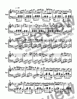 page one of Ragtime #128 in C Minor, Op. 272