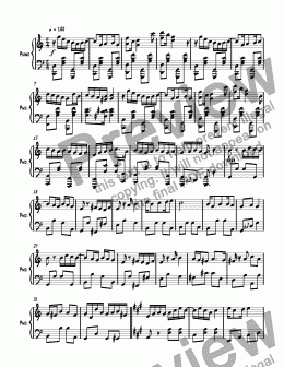 page one of Ragtime #133 in C Major, Op. 278