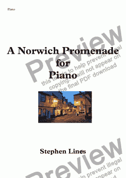 page one of Piano: A Norwich Promenade
