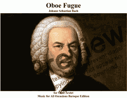 page one of Fugue for 6 Oboes