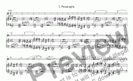 page one of 2. Passacaglia  Movment 2 Viola and Piano Sonata