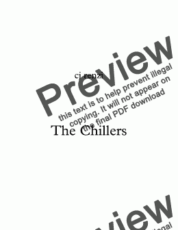 page one of The Chillers