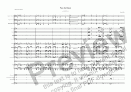 page one of Pass the Baton (string orchestra version)