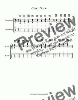 page one of Chord Scale