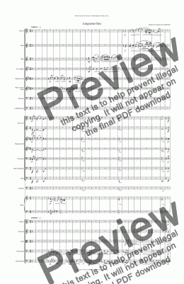 page one of Langsamer Satz für Orchester