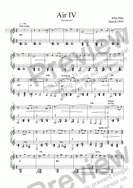 page one of Air 4  "Sarabande" [1995]