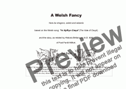 page one of A Welsh Fancy