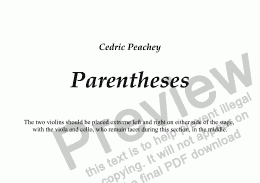 page one of Parentheses