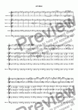 page one of Let's Groove