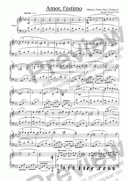 page one of 041-Amor, t’estimo (piano version)