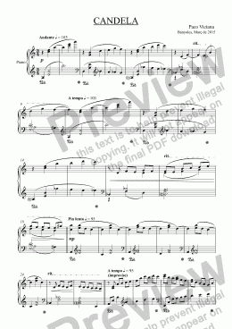 page one of 276-Candela (piano version)