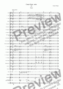 page one of Finale (No.4 of Carpe Diem suite)