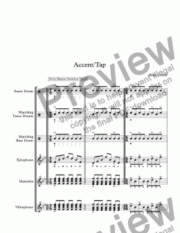 page one of Accent/Tap
