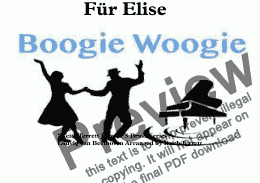 page one of Für Elise Boogie Woogie for Tuba Quintet (Keith Terrett Jazz for 5 Brass Series)