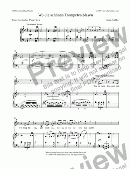 page one of Wo die schönen Trompeten blasen
