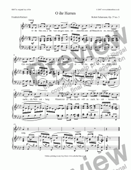 page one of O ihr Herren Op. 37 no. 3