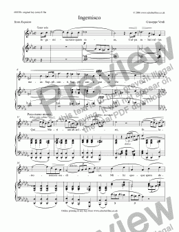 page one of Ingemisco [Requiem: tenor]