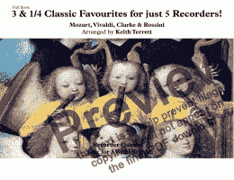 page one of 3 & 1/4 Classic Favourites for Five Recorders!