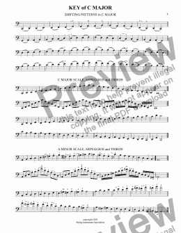 page one of SCALE STUDIES FOR VIOLONCELLO