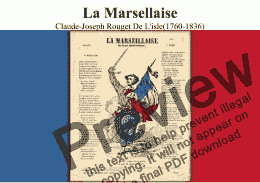 page one of French National Anthem (La Marsellaise) for String Orchestra (MFAO World National Anthem Series)
