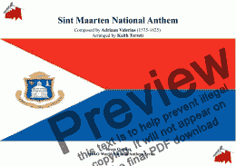 page one of Sint Maarten National Anthem ’’Wilhelmus van Nassouwe’’ for Brass Quintet (MFAO World National Anthem Series)