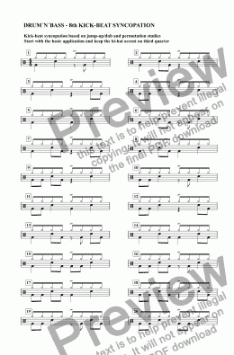 page one of A_01_DNB_syncopation_8th