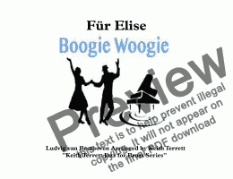 page one of Für Elise Boogie Woogie for C Tuba & Piano (Keith Terrett Jazz for Brass Series)