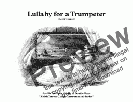page one of Lullaby for a Trumpeter with Keyboard & Double/E.Bass