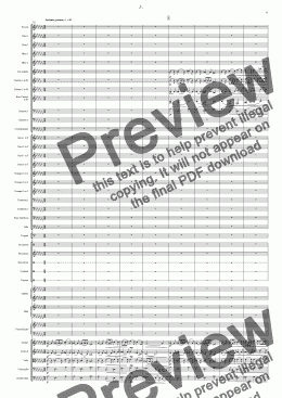 page one of Symphony No 13 3rd movement