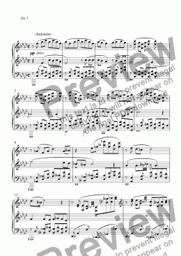 page one of Mélodie No 1 (Albéniz)