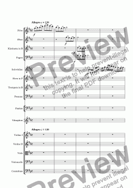 page one of 3. Violinkonzert