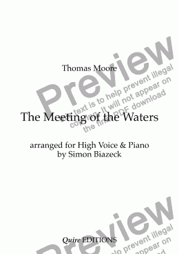 page one of THE MEETING OF THE WATERS