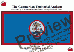 page one of Guamanian Territorial Anthem (The Guam Hymn  “Fanohge Chamoru”) for Brass Quintet